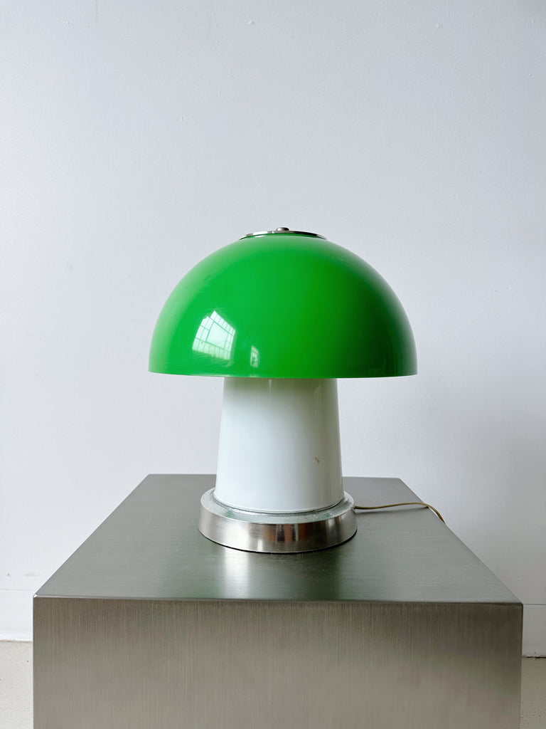 ATOMIC GREEN MUSHROOM LAMP BY GILBERT SOFTLITE, 60's