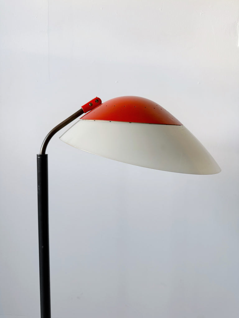SAUCER FLOOR LAMP BY GERALD THURSTON FOR LIGHTOLIER, 50's