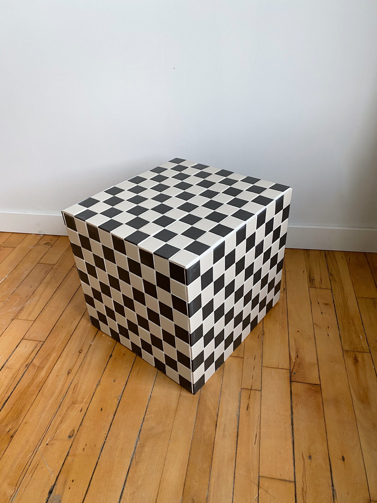 Tile cube online side table