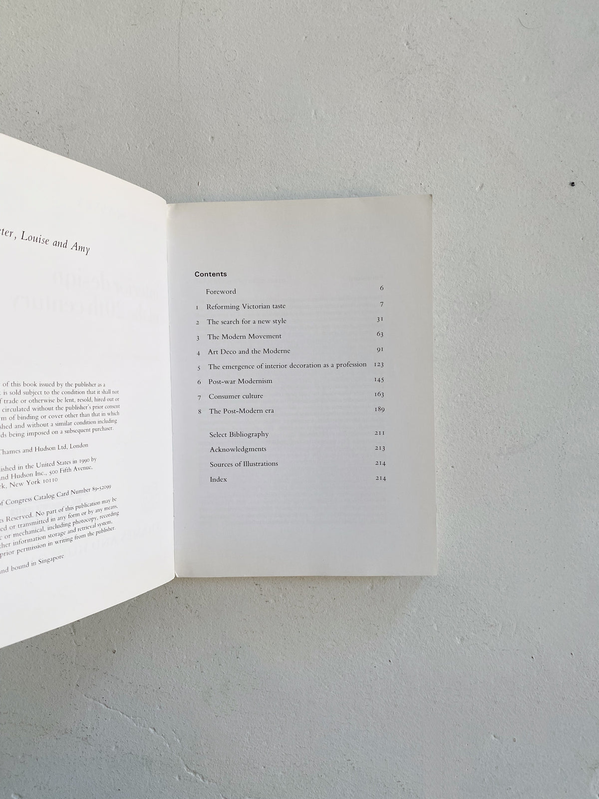 INTERIOR DESIGN OF THE 20th CENTURY, MASSEY, 1990 | Maison Singulier