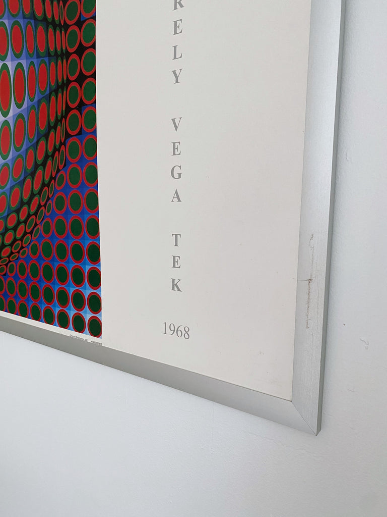 VICTOR VASARELY "VEGA TEK 1968" PRINT FOR IKEA