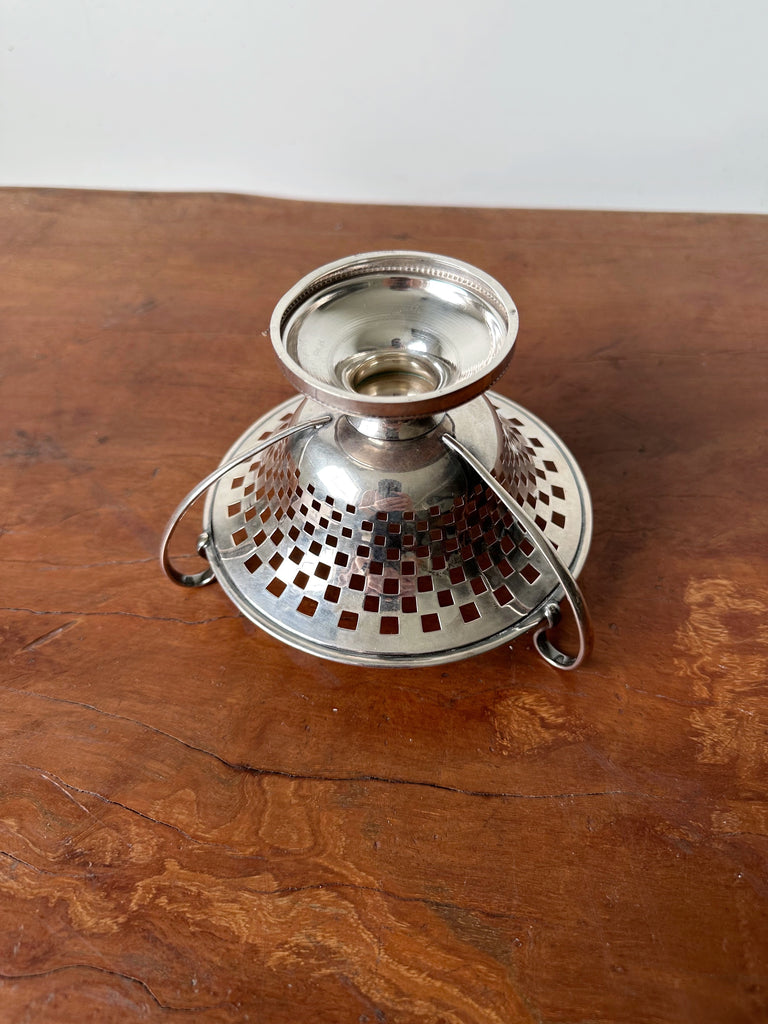 ART DECO CHESTER CHARLES COOKE SILVER BONBON DISH