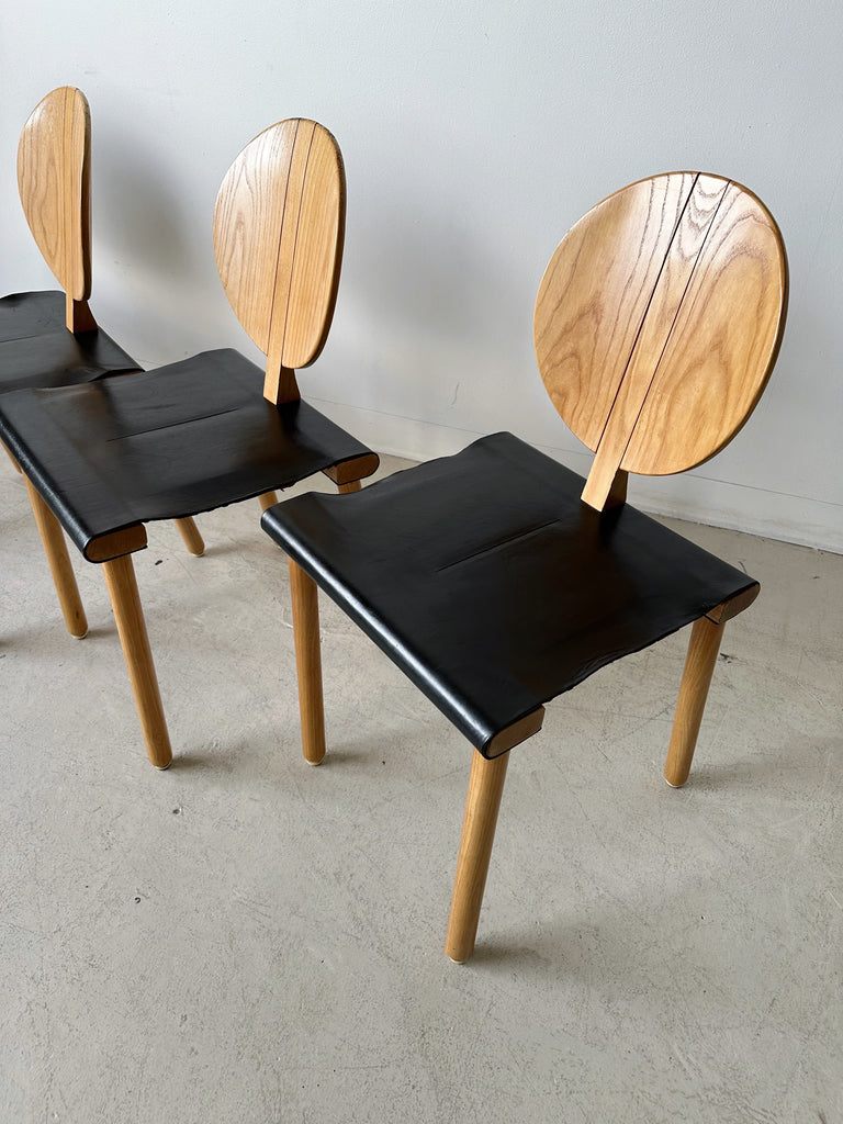 FIONA DINING CHAIRS BY GIGI SABADIN FOR CRASSEVIG, SET OF 4, 70's