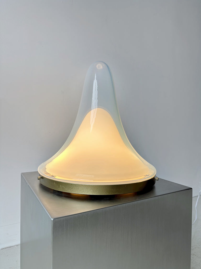 MURANO GLASS TABLE LAMP BY CARLO NASON FOR MAZZEGA, 70's