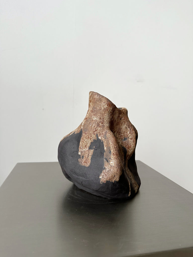 MELISSA ZAPPITELLI HANDMADE CERAMIC "PROCESS OF EROSION" VASE