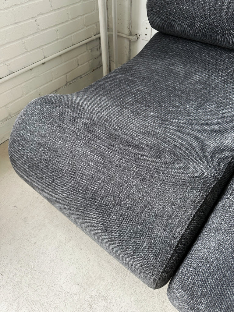 5 PIECE MODULAR DARK GRAY CORBI SOFA BY KLAUS UREDAT FOR COR, 1969