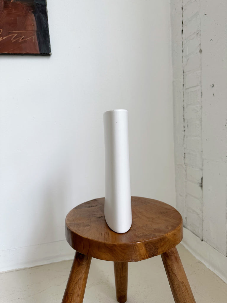 MODERNIST WHITE CERAMIC VASE