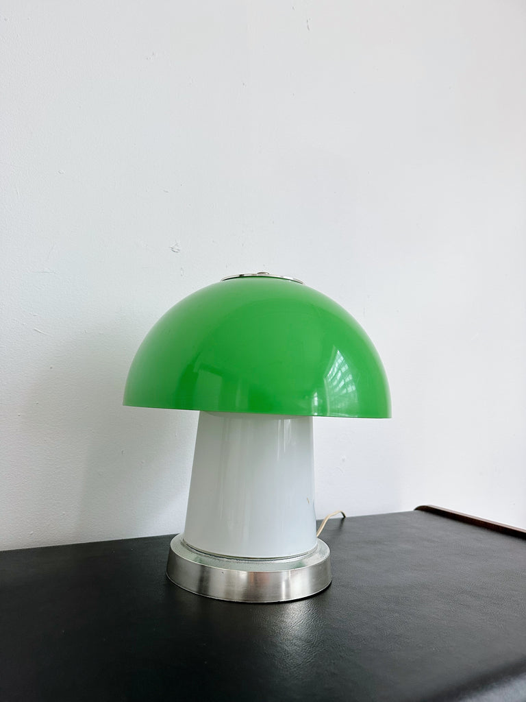 ATOMIC GREEN MUSHROOM LAMP BY GILBERT SOFTLITE, 60's