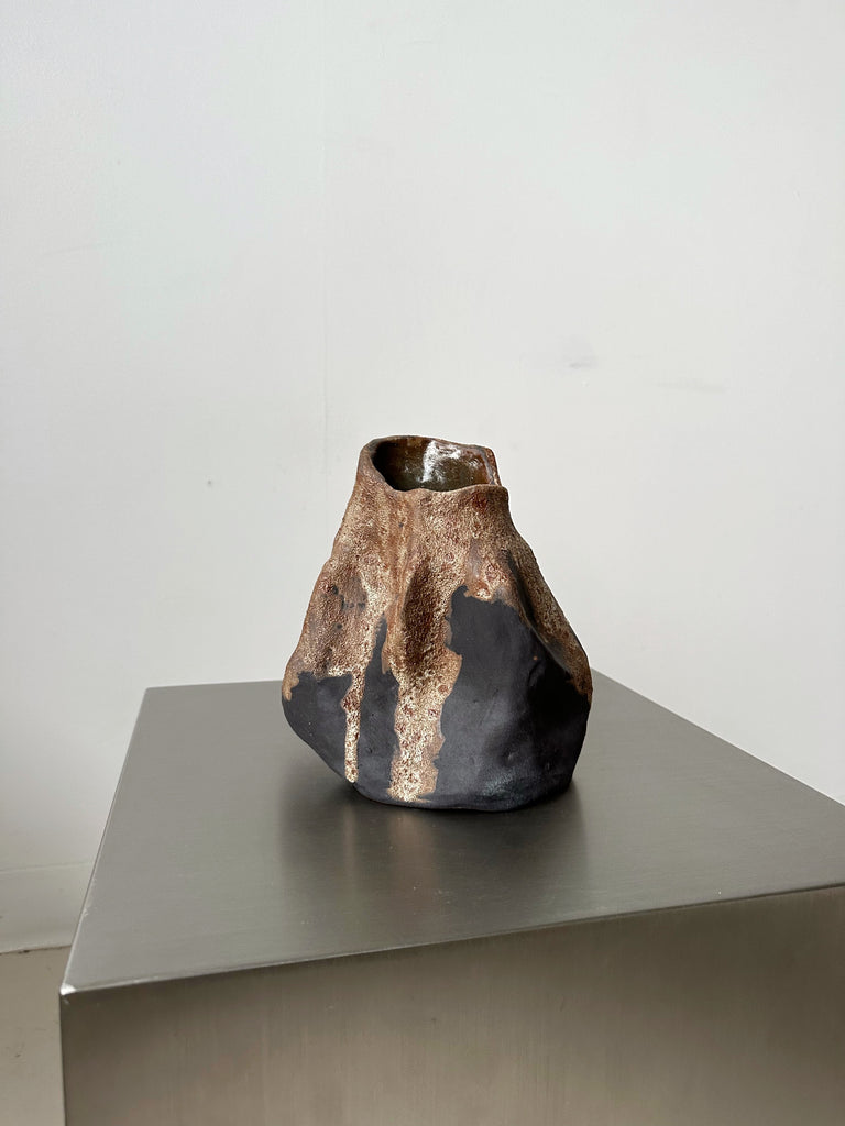 MELISSA ZAPPITELLI HANDMADE CERAMIC "PROCESS OF EROSION" VASE