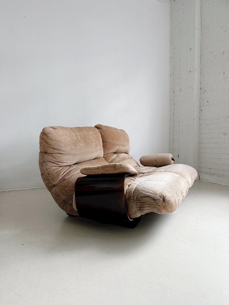 FINAL SALE - MARSALA TWO SEATER SOFA BY MICHEL DUCAROY FOR LIGNE ROSET, 70's
