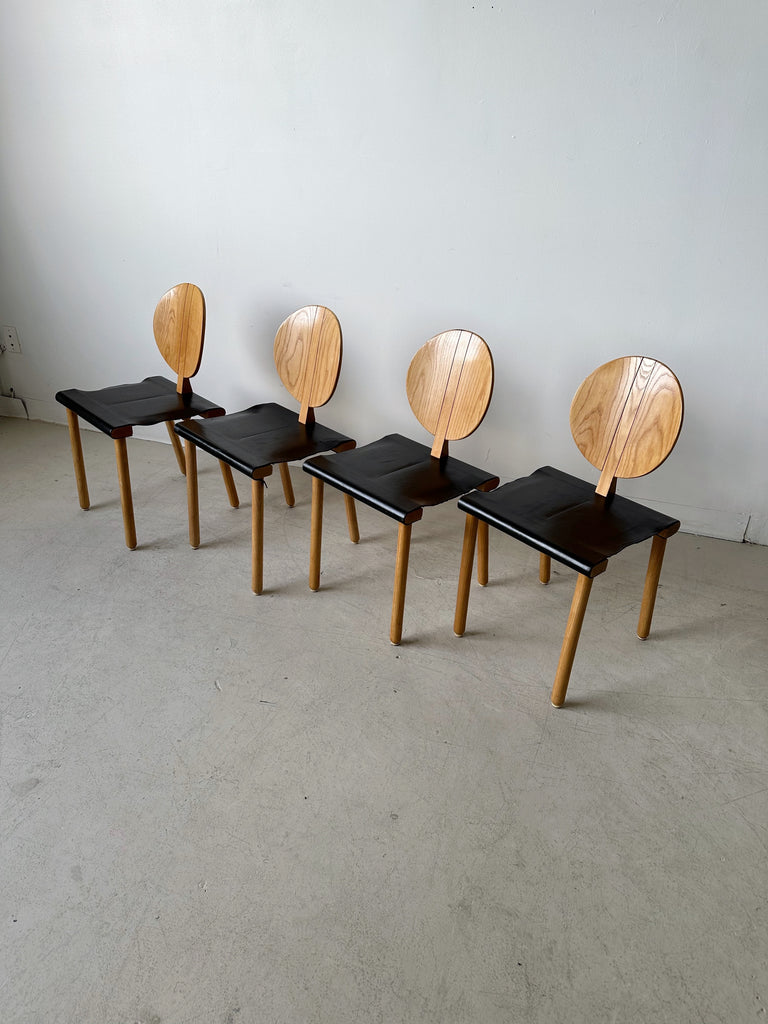 FIONA DINING CHAIRS BY GIGI SABADIN FOR CRASSEVIG, SET OF 4, 70's