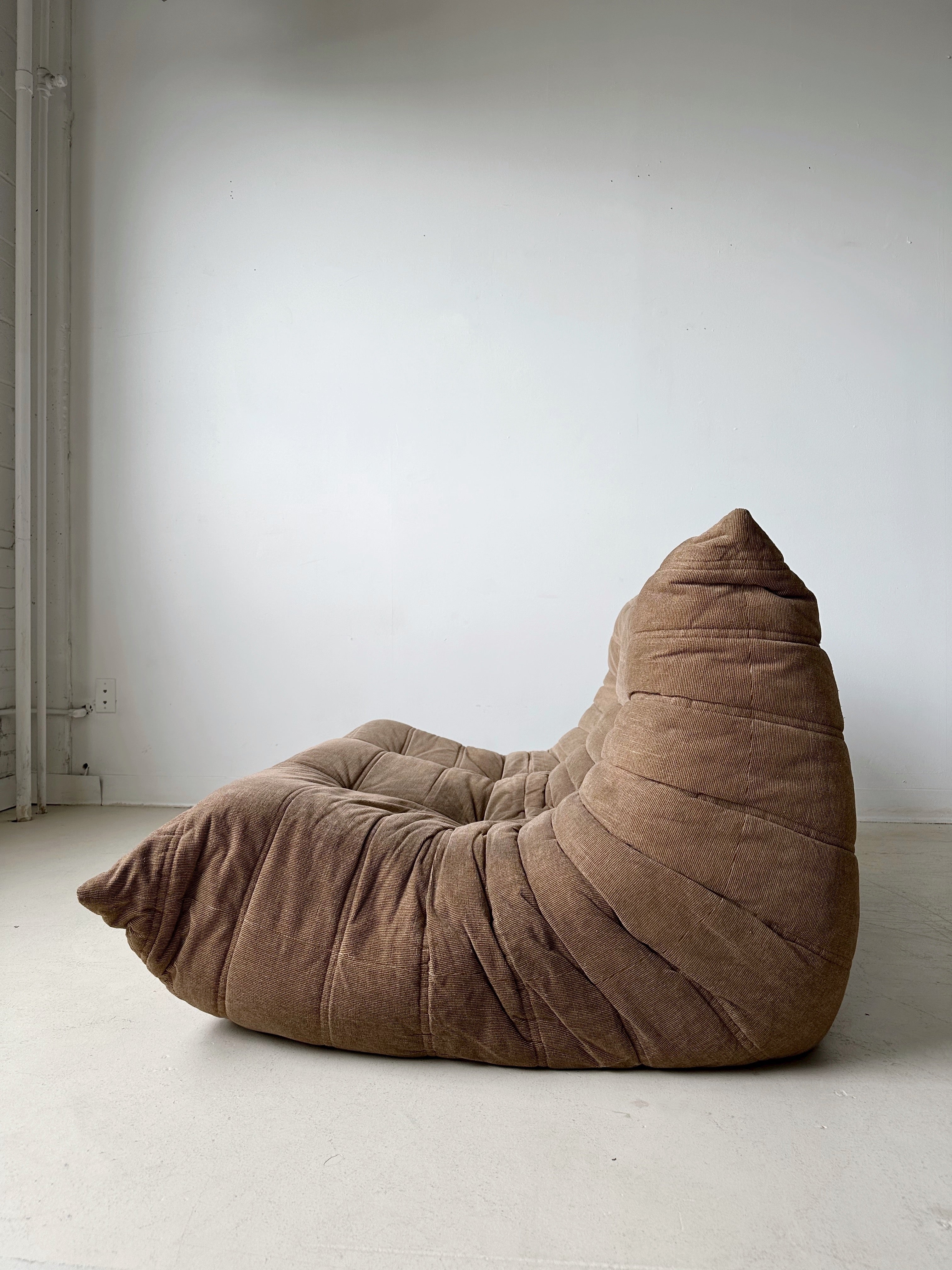 LIGHT BROWN TOGO 4 PIECE SET BY MICHEL DUCAROY FOR LIGNE ROSET