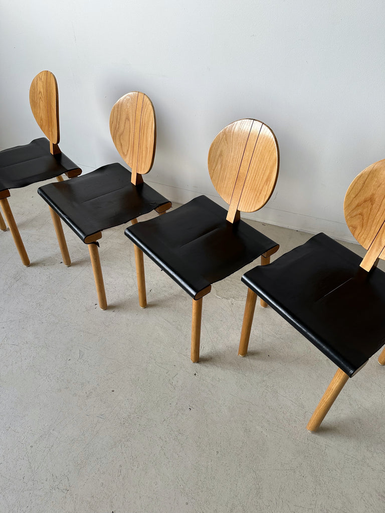 FIONA DINING CHAIRS BY GIGI SABADIN FOR CRASSEVIG, SET OF 4, 70's