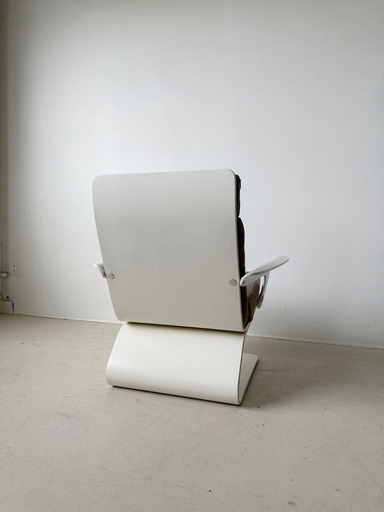 SPACE AGE ARMCHAIR BY PETER GHYCZY FOR COR, 70’s