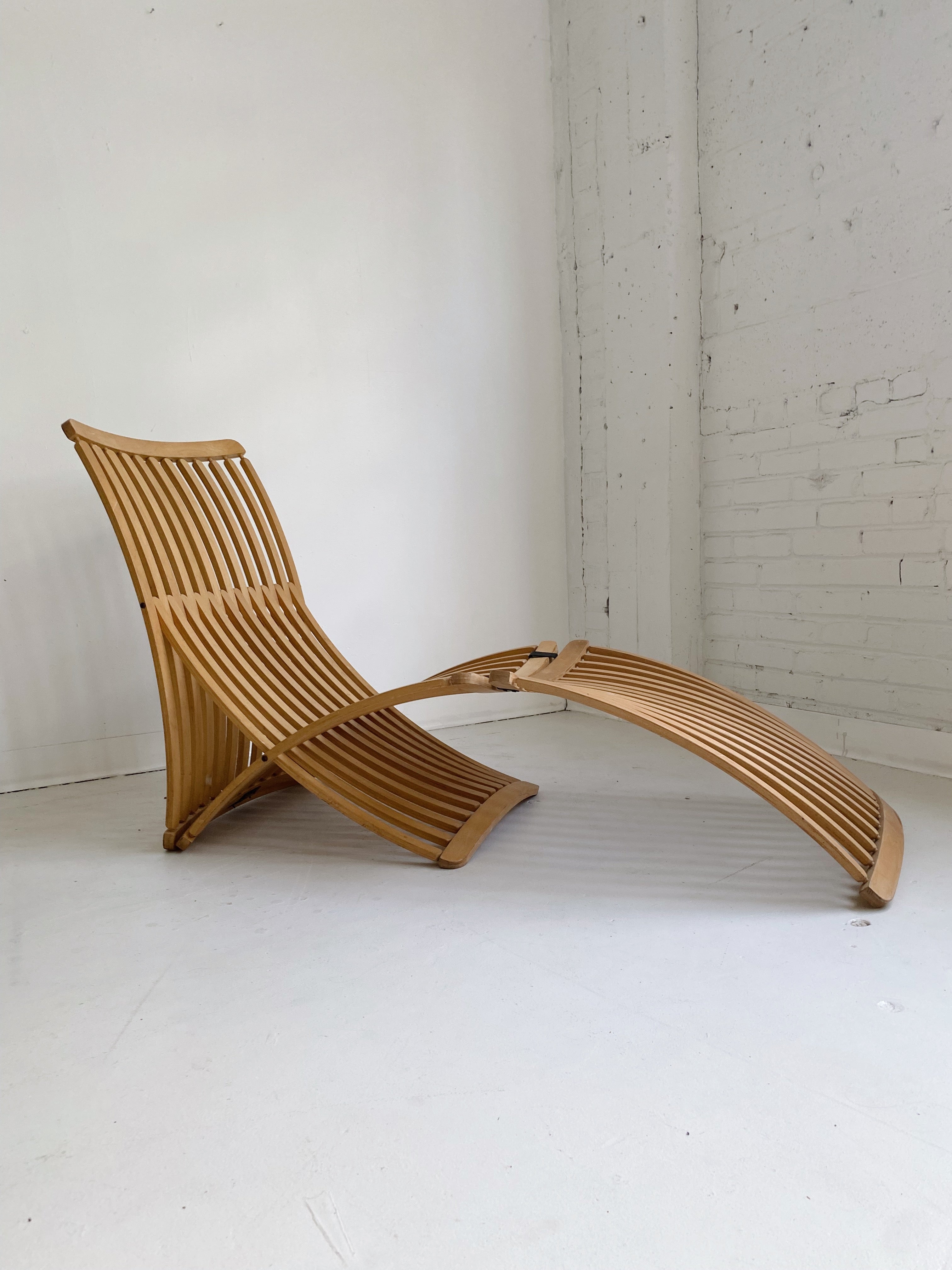 STEAMER LOUNGE CHAIR BY THOMAS LAMB FOR AMBIENT SYSTEMS, 70's