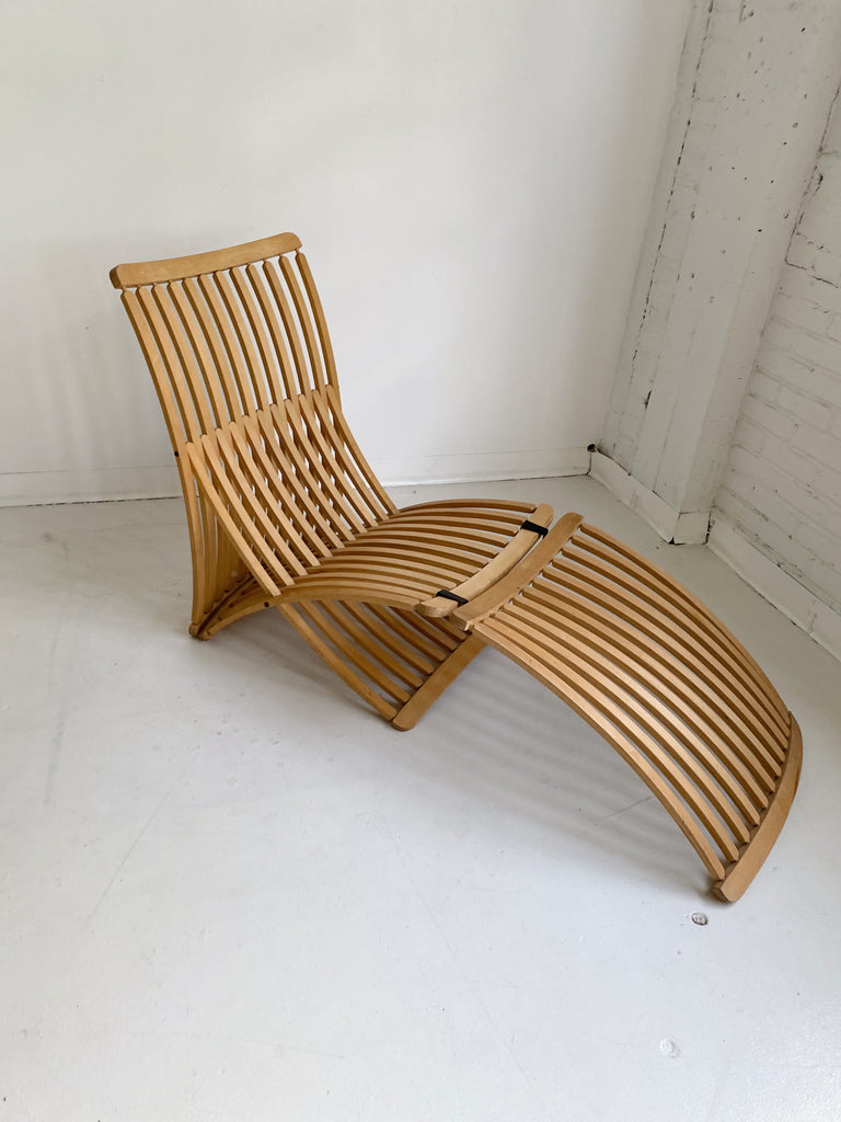 STEAMER LOUNGE CHAIR BY THOMAS LAMB FOR AMBIENT SYSTEMS, 70's