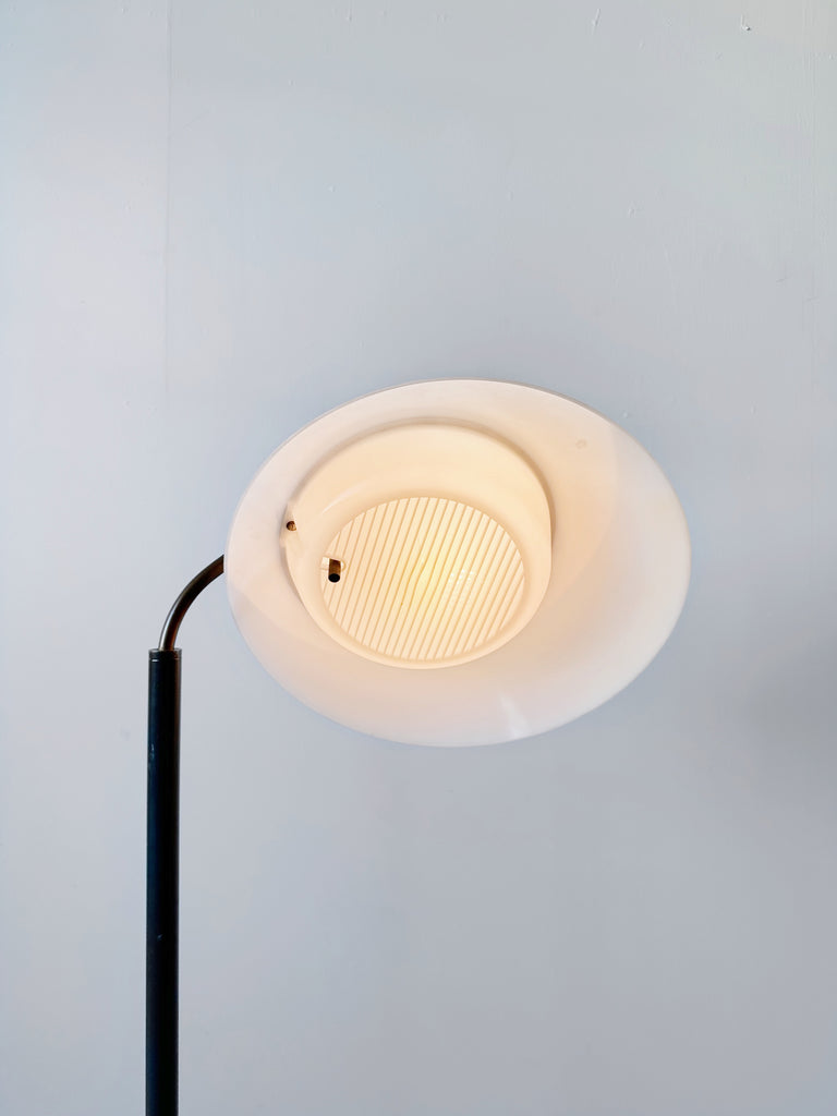 SAUCER FLOOR LAMP BY GERALD THURSTON FOR LIGHTOLIER, 50's