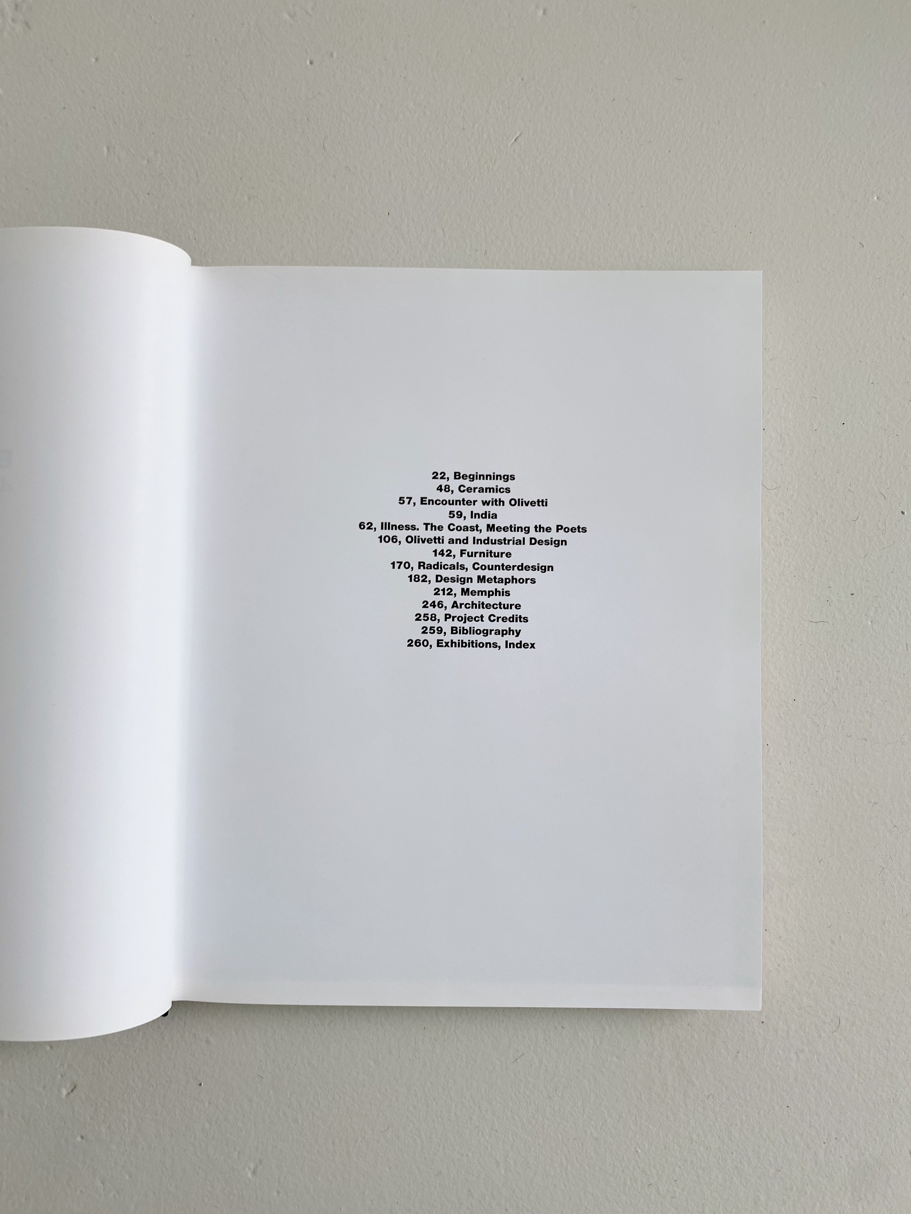 ETTORE SOTTSASS: A CRITICAL BIOGRAPHY, RADICE, 1993 | Maison Singulier