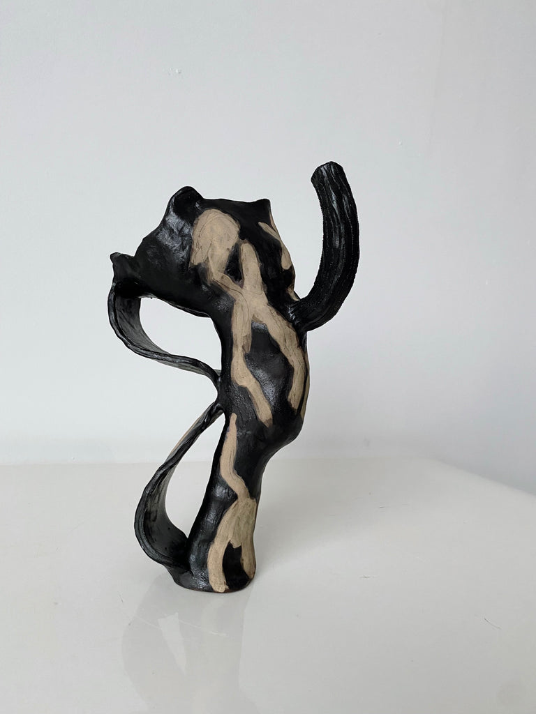 MELISSA ZAPPITELLI "BULLETPROOF" HANDMADE CERAMIC VASE/SCULPTURE