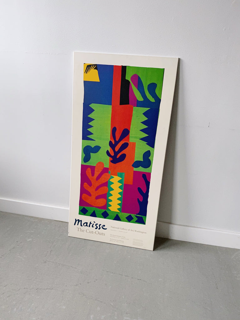 MATISSE "THE CUT-OUTS" GALLERY POSTER FROM 1977