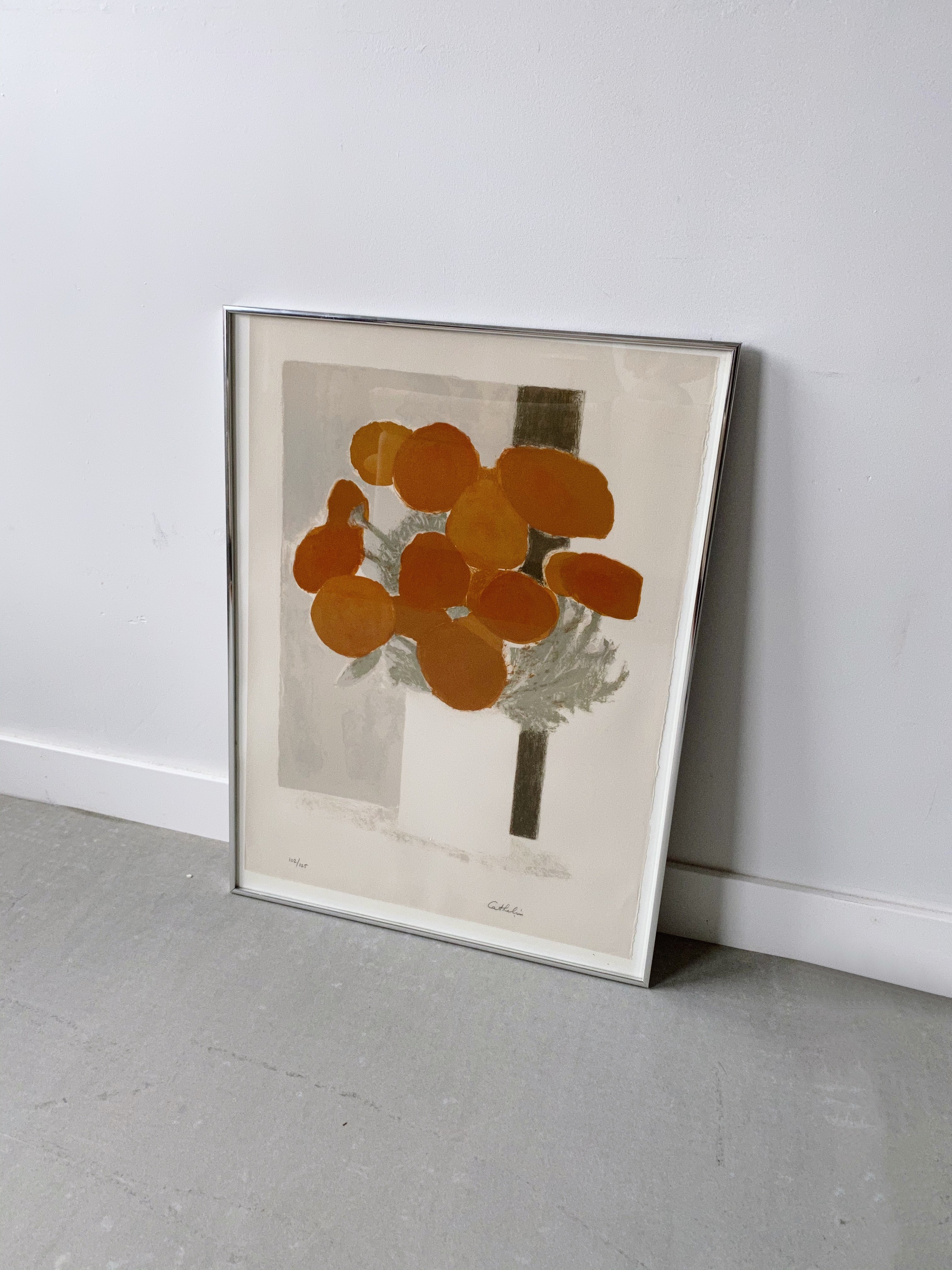 Bernard Cathelin 原画　直筆サインあり Bernard Cathelin 原画 直筆サインあり BERNARD CATHELIN