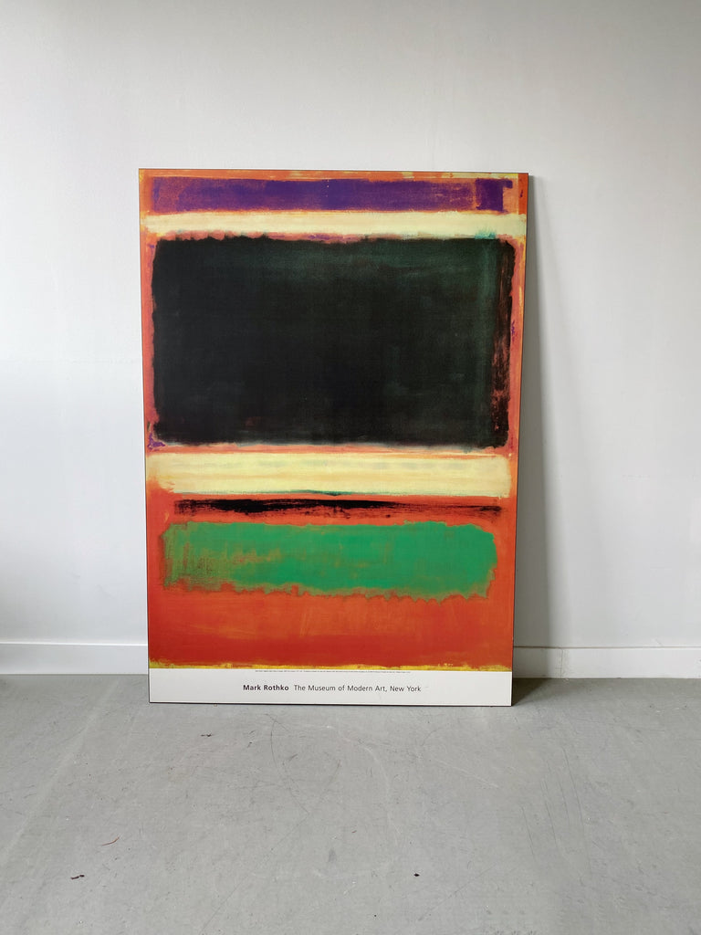 LARGE MARK ROTHKO POSTER, THE MUSEUM OF MODERN ART, NY Maison Singulier