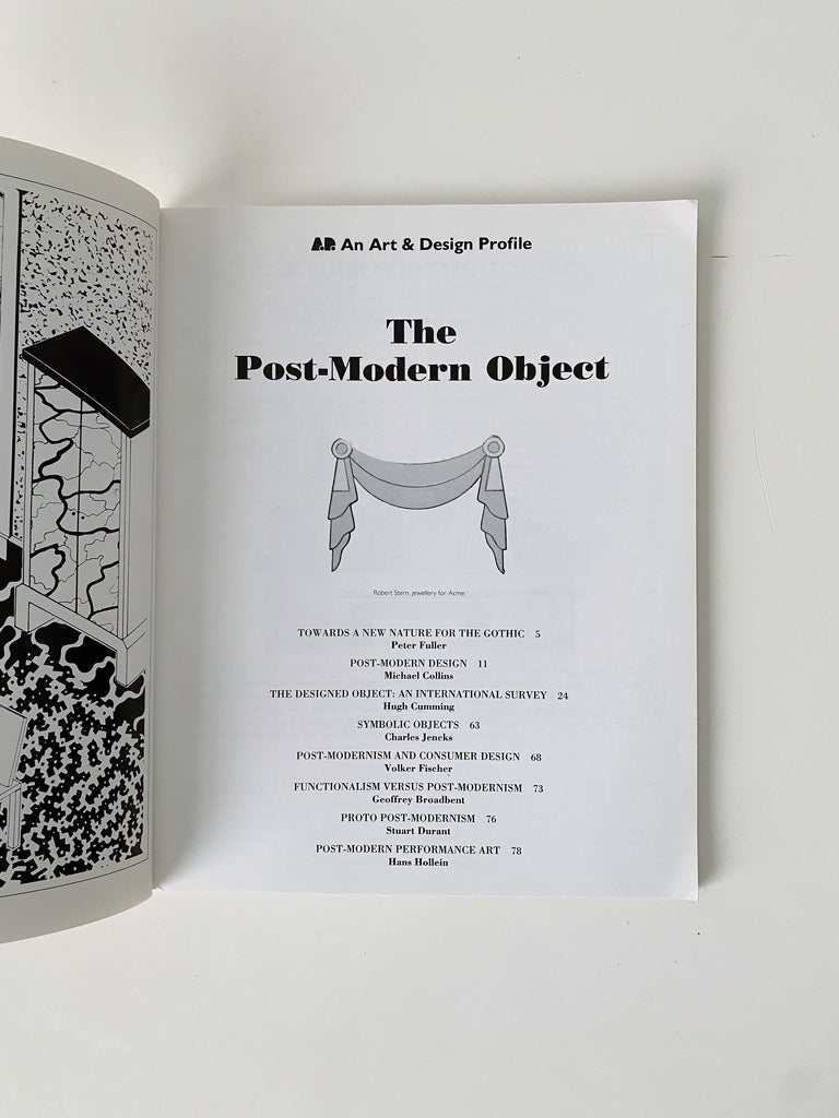 THE POST-MODERN OBJECT, COLLINS & FULLER & FISCHER & JENCKS, 1987