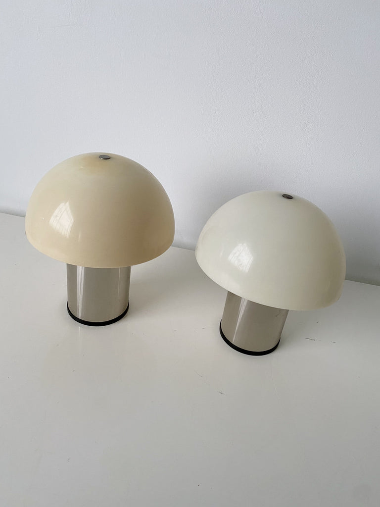 Laurel Chrome Parabola Mushroom Lamp - midcenturysanjose
