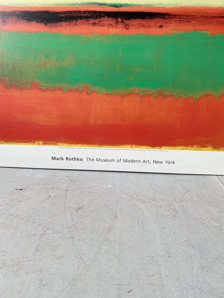 LARGE MARK ROTHKO POSTER, THE MUSEUM OF MODERN ART, NY Maison Singulier