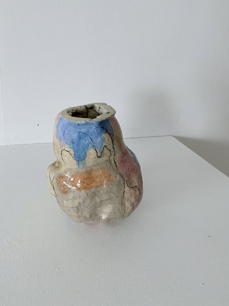 MELISSA ZAPPITELLI x MARCO ROYAL HANDMADE CERAMIC PERMESSO DI ESSERE FELICE VASE