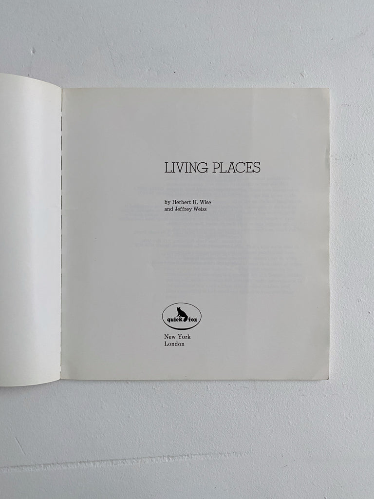 LIVING PLACES, WISE & WEISS, 1976