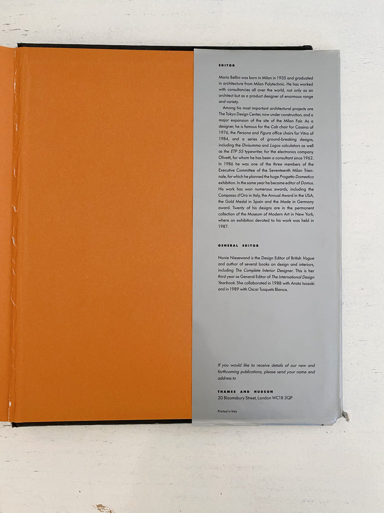 THE INTERNATIONAL DESIGN YEARBOOK 1990/91 EDITED BY MARIO BELLINI