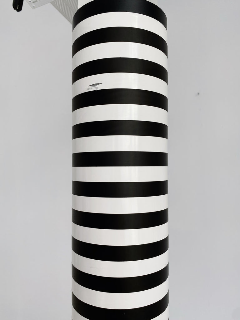 BLACK & WHITE SHOGUN TERRA FLOOR LAMP BY MARIO BOTTA FOR ARTEMIDE, 80's